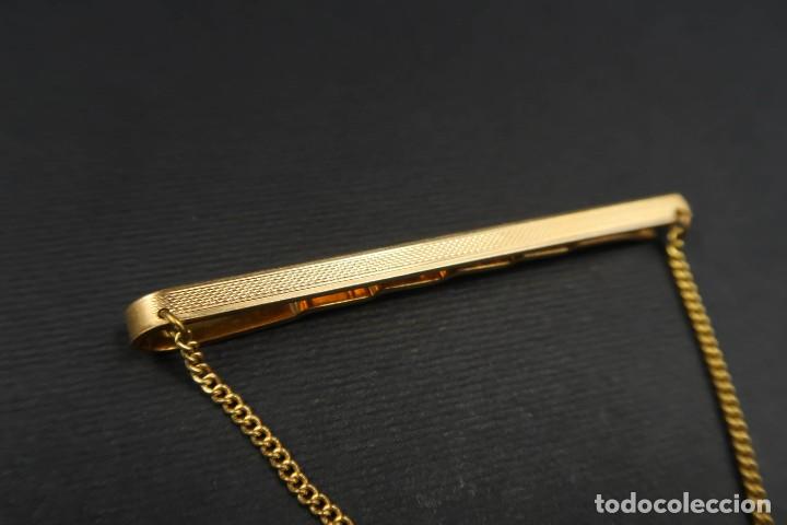 Joyeria: Antiguo Pisacorbatas Chapado en Oro - Foto 2