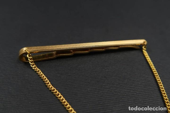Joyeria: Antiguo Pisacorbatas Chapado en Oro - Foto 3