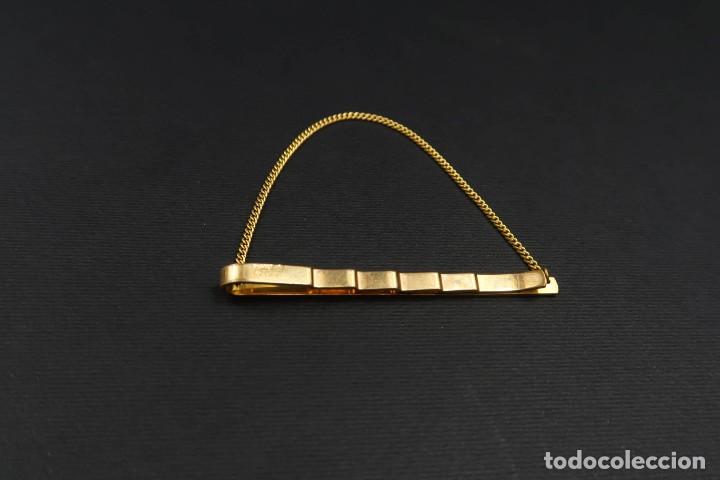 Joyeria: Antiguo Pisacorbatas Chapado en Oro - Foto 4