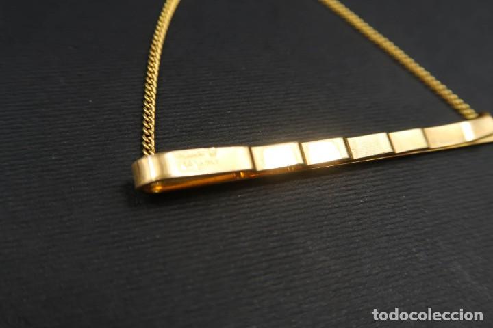Joyeria: Antiguo Pisacorbatas Chapado en Oro - Foto 5