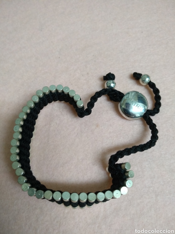 Joyeria: Pulsera de plata 925 y cordon negro MATRIX - Foto 2