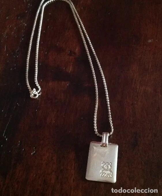 Joyeria: CADENA DE PLATA CON PLACA PARA GRABAR. 60 CM. VINTAGE - Foto 8