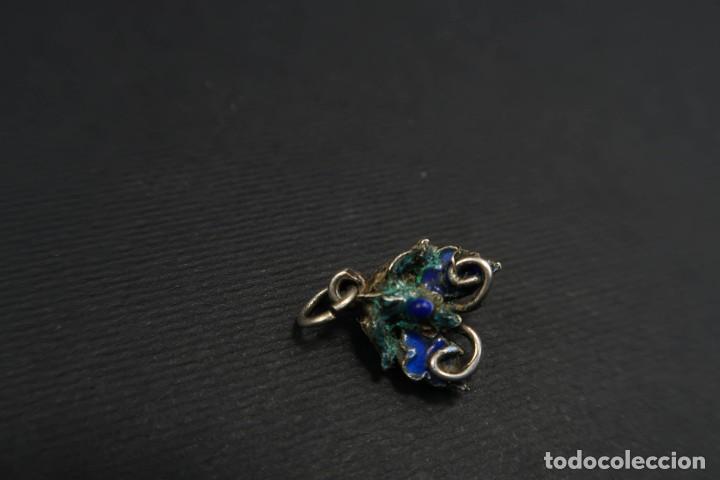 Joyeria: Antiguo Colgante de Plata y Esmaltes - Foto 4