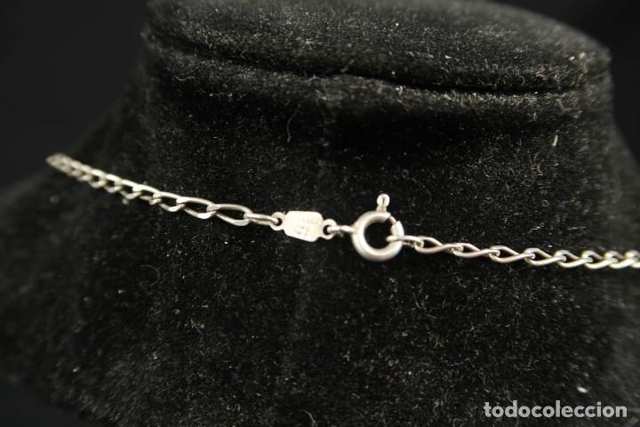 Joyeria: Antiguo Colgante con Cadena de Plata - Foto 6