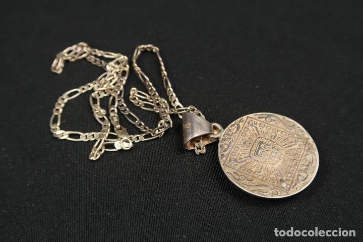 Joyeria: Antiguo Colgante con Cadena de Plata - Foto 9