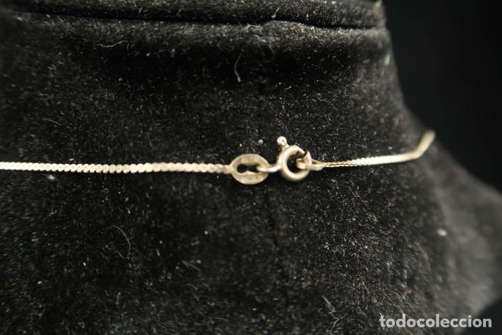 Joyeria: Antiguo Colgante con Cadena de Plata - Foto 6