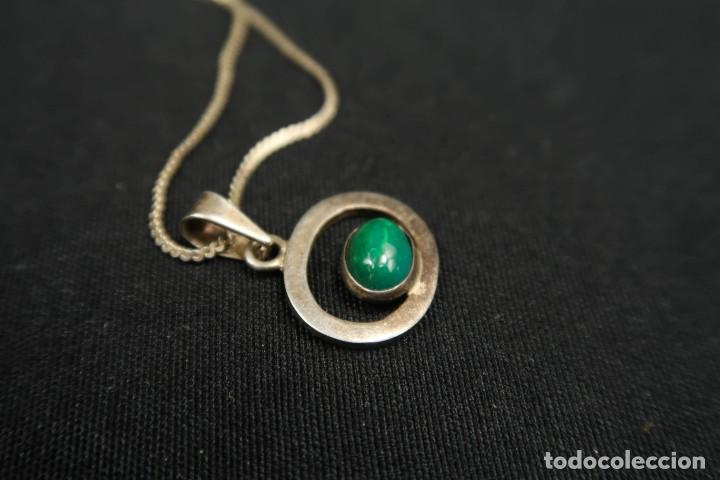 Joyeria: Antiguo Colgante con Cadena de Plata - Foto 8