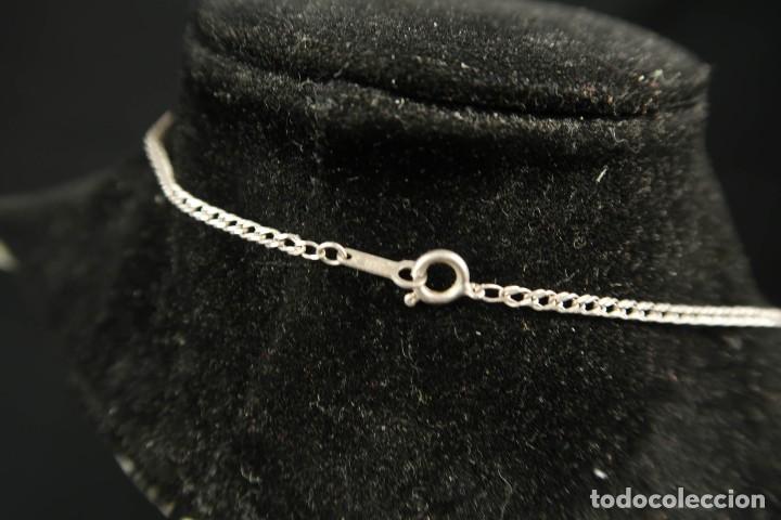 Joyeria: Antiguo Colgante con Cadena de Plata - Foto 6