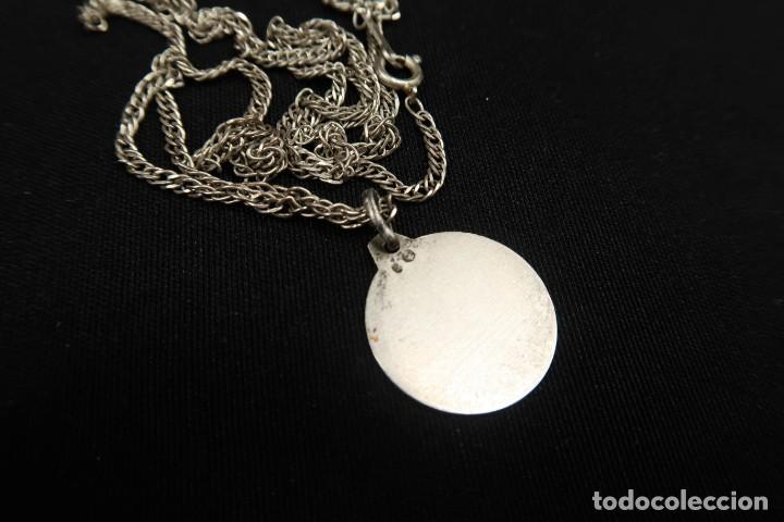 Joyeria: Antiguo Colgante con Cadena de Plata - Foto 9