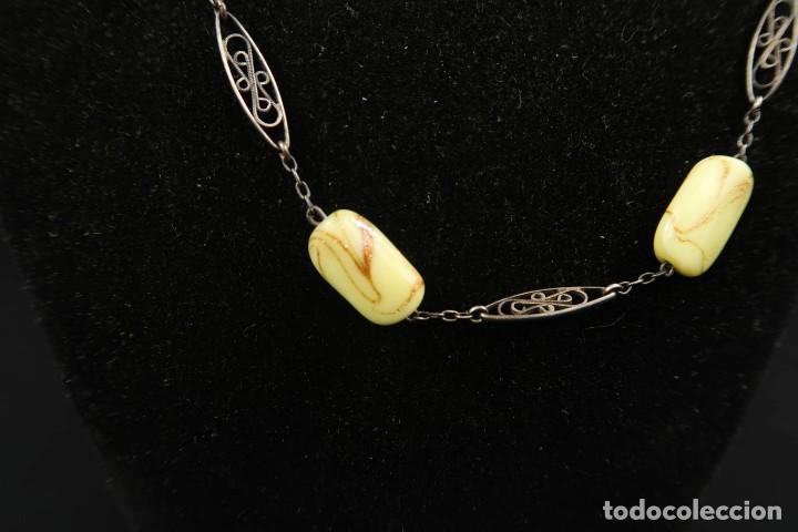 Joyeria: Antiguo Collar de Plata - Foto 2