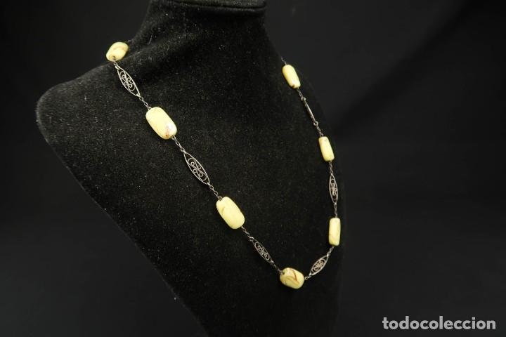 Joyeria: Antiguo Collar de Plata - Foto 5