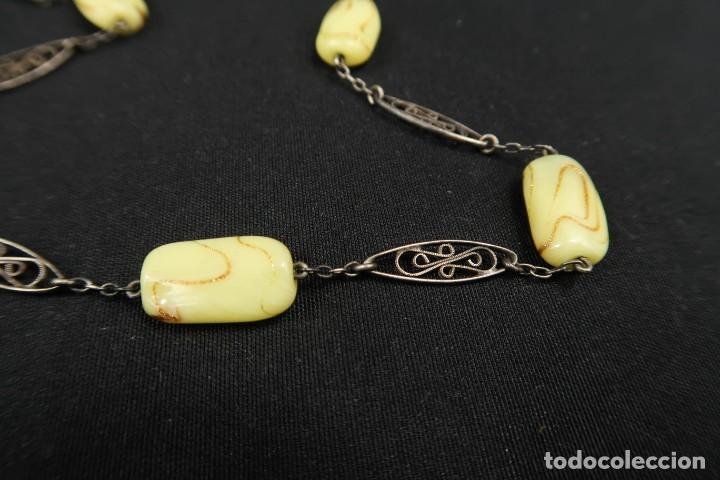 Joyeria: Antiguo Collar de Plata - Foto 9