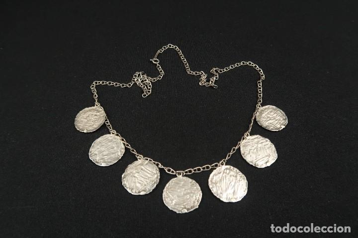 Joyeria: Antigua Gargantilla de Plata - Foto 8