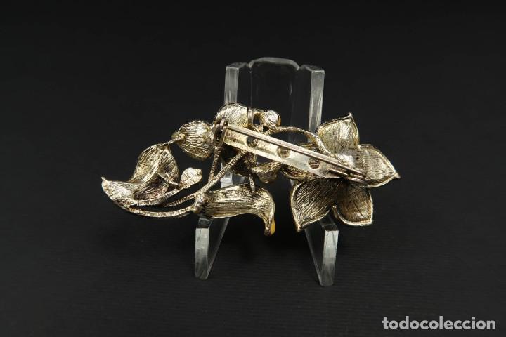 Joyeria: Antiguo Broche Flores - Foto 4