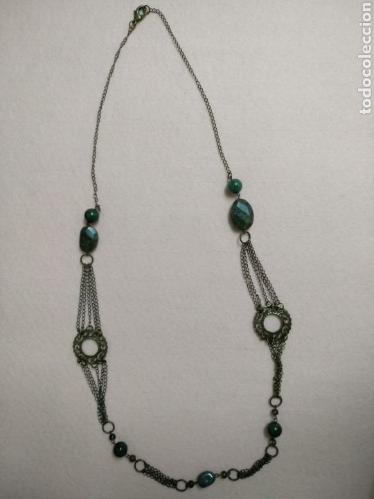 Joyeria: Collar Bronce y Priedras verdes - Foto 1