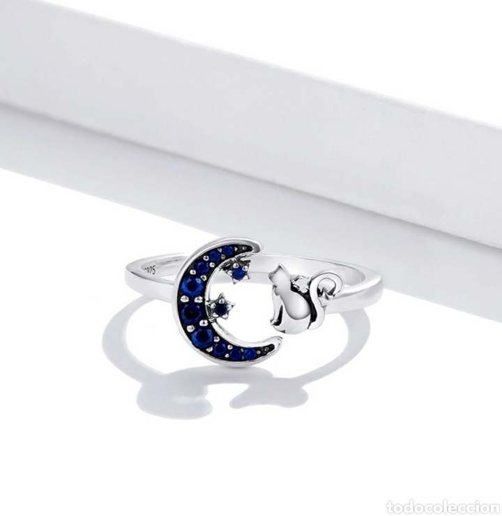 Joyeria: Anillo de Plata Luna Gato ENV&Iacute;O GRATIS!! - Foto 3