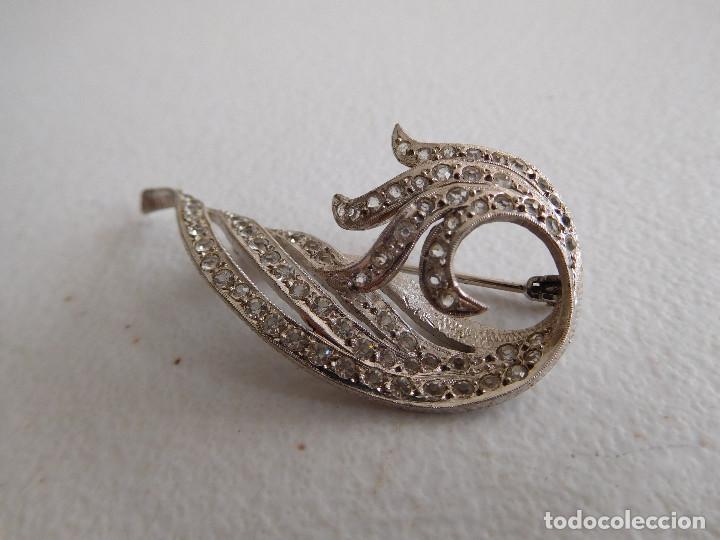 Joyeria: Broche antiguo de plata y pedreria - Foto 3