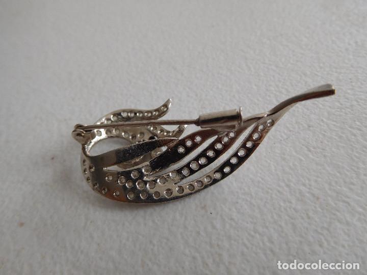 Joyeria: Broche antiguo de plata y pedreria - Foto 4