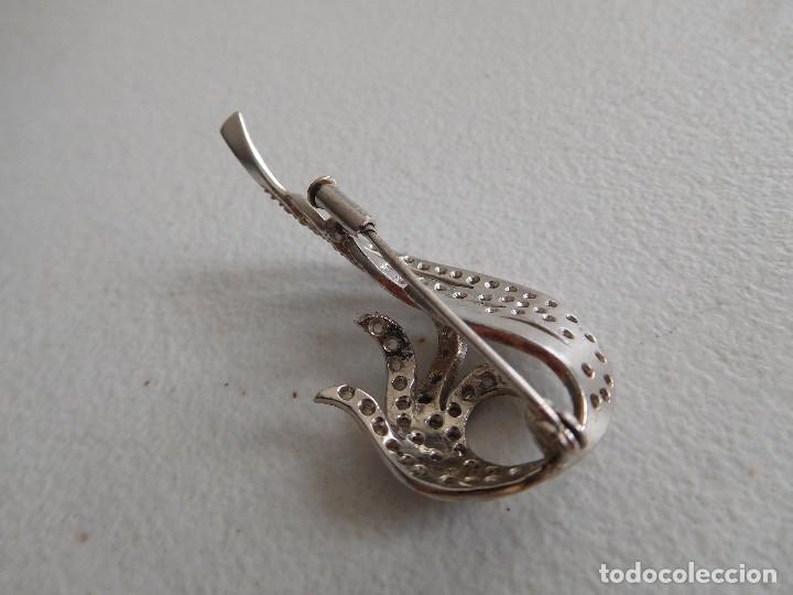 Joyeria: Broche antiguo de plata y pedreria - Foto 5