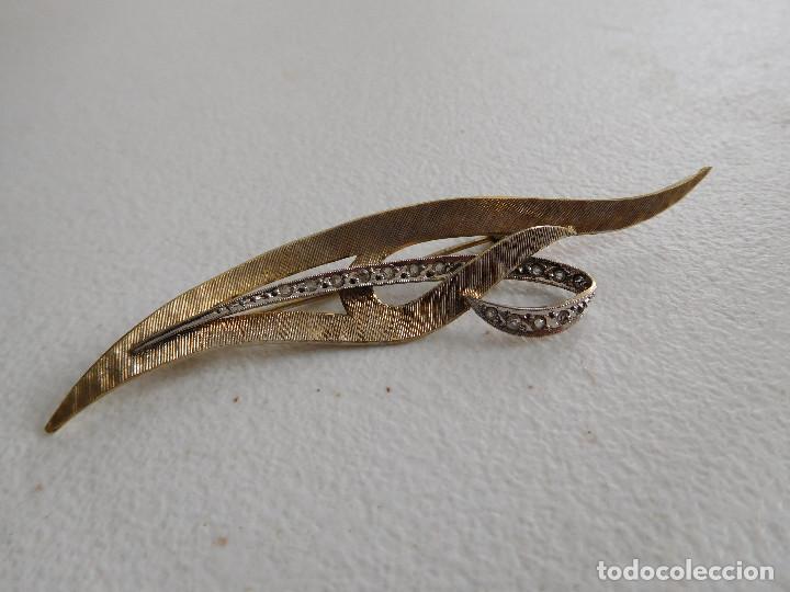 Joyeria: Broche antiguo de plata y pedreria - Foto 2