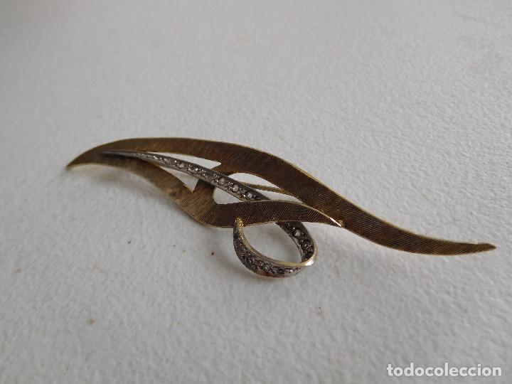 Joyeria: Broche antiguo de plata y pedreria - Foto 3