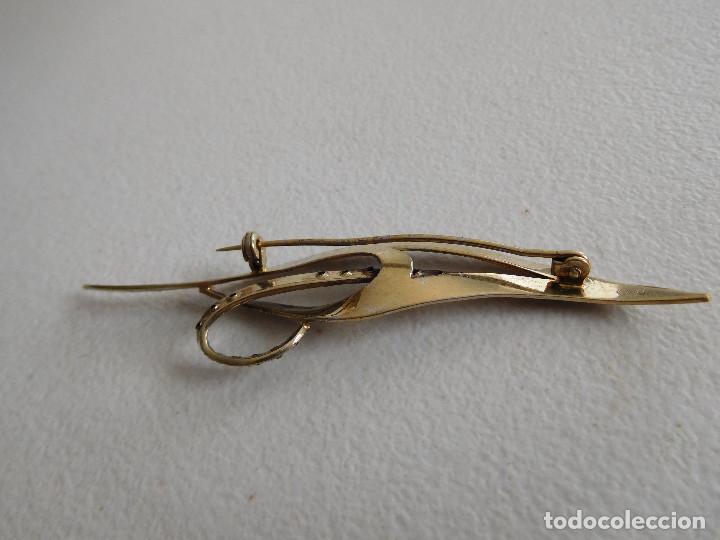 Joyeria: Broche antiguo de plata y pedreria - Foto 4