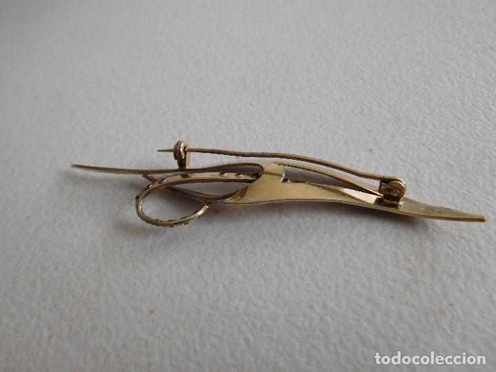 Joyeria: Broche antiguo de plata y pedreria - Foto 5