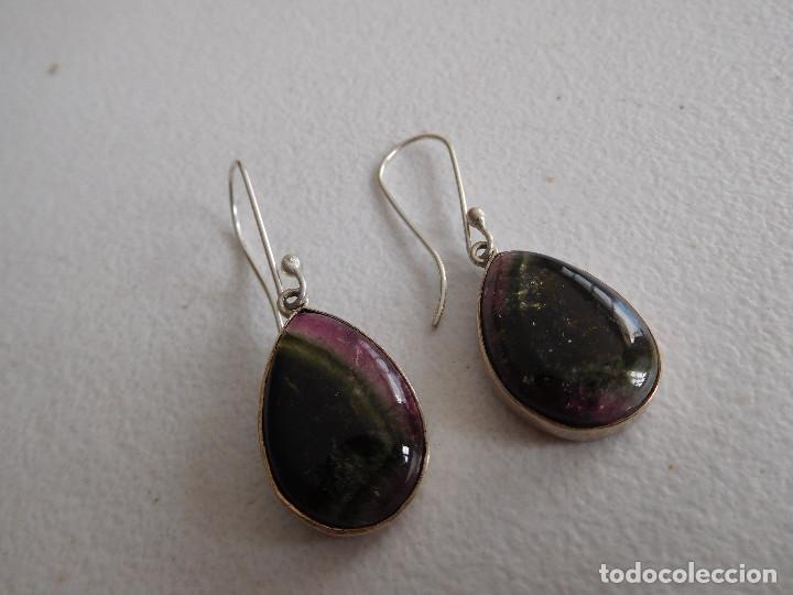 Joyeria: Pendientes de plata y mineral - Foto 1