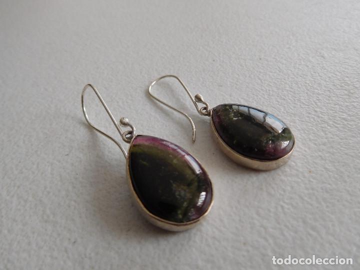 Joyeria: Pendientes de plata y mineral - Foto 2