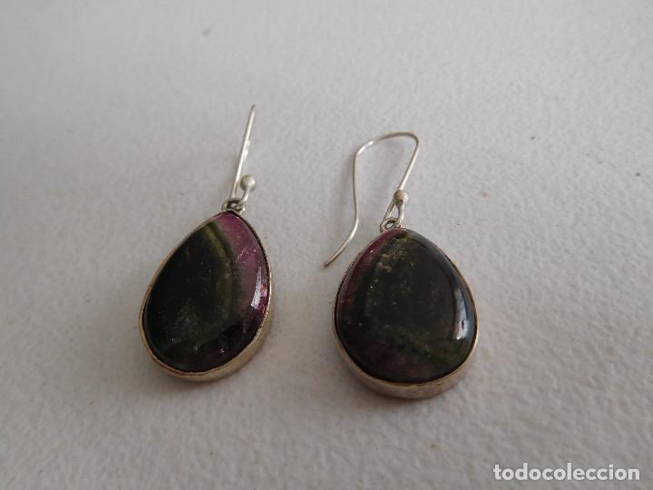 Joyeria: Pendientes de plata y mineral - Foto 3