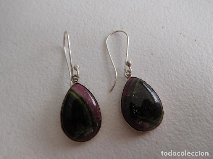 Joyeria: Pendientes de plata y mineral - Foto 4