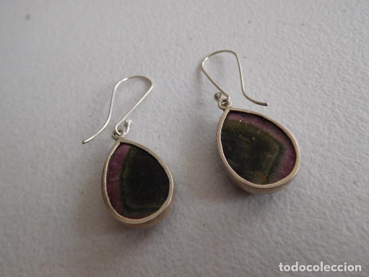 Joyeria: Pendientes de plata y mineral - Foto 5