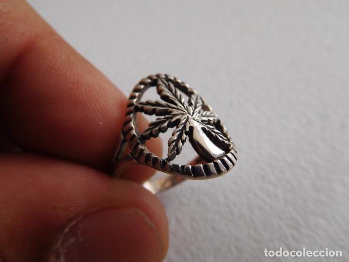 Joyeria: Anillo de plata hoja de marihuana? - Foto 2