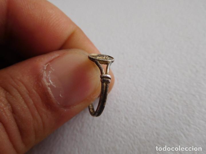 Joyeria: Anillo antiguo de plata N.S. de Montserrat - Foto 3