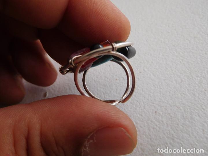 Joyeria: Anillo de plata con minerales - Foto 3