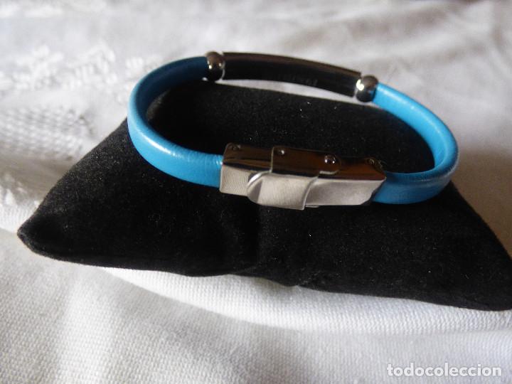 Joyeria: Pulsera ,simil piel y acero - Foto 2