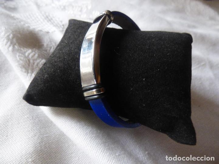Joyeria: Pulsera ,simil piel y acero - Foto 1