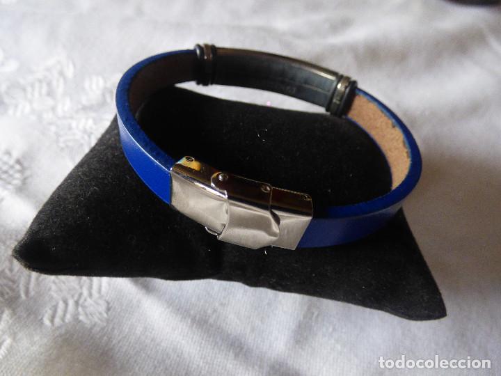 Joyeria: Pulsera ,simil piel y acero - Foto 2