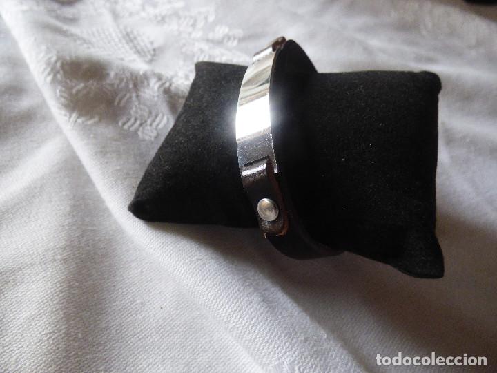 Joyeria: Pulsera ,cuero y acero - Foto 1