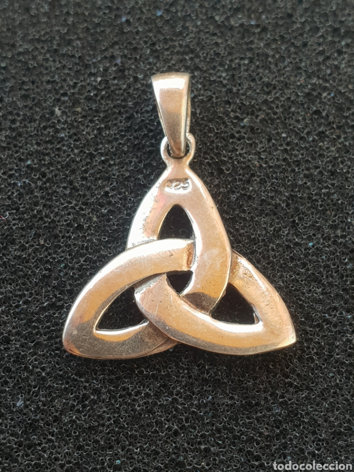 Joyeria: COLGANTE TRIQUETA CELTA . PLATA DE LEY - Foto 2