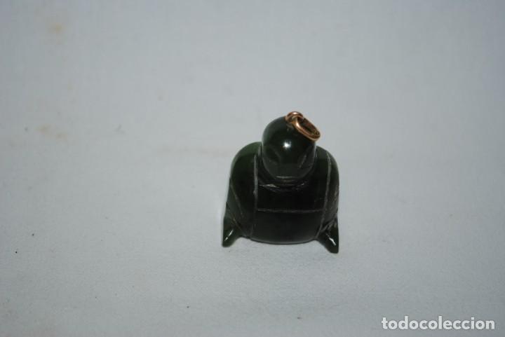 Joyeria: COLGANTE EN FORMA DE BUDA DE JADE VERDE . - Foto 3