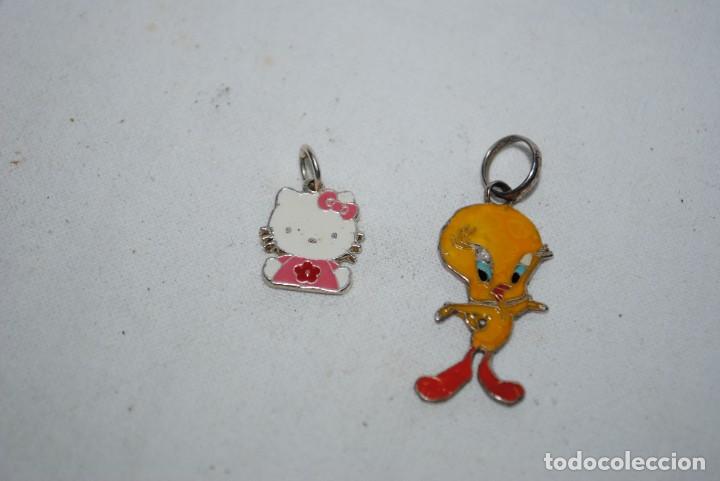 Joyeria: LOTE DE DOS COLGANTE DE PLATA . - Foto 1