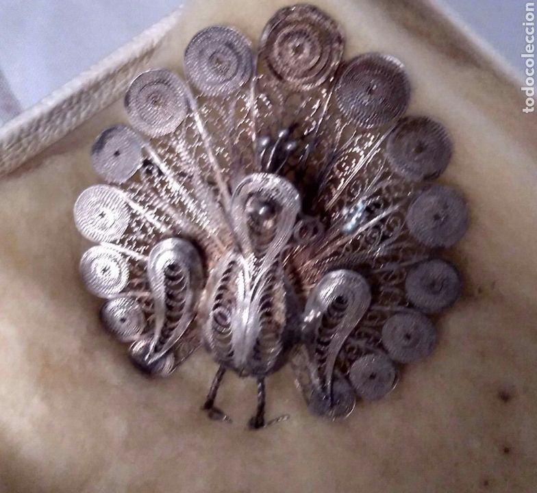 Joyeria: Broche de plata de p&aacute;jaro garuda - Foto 2