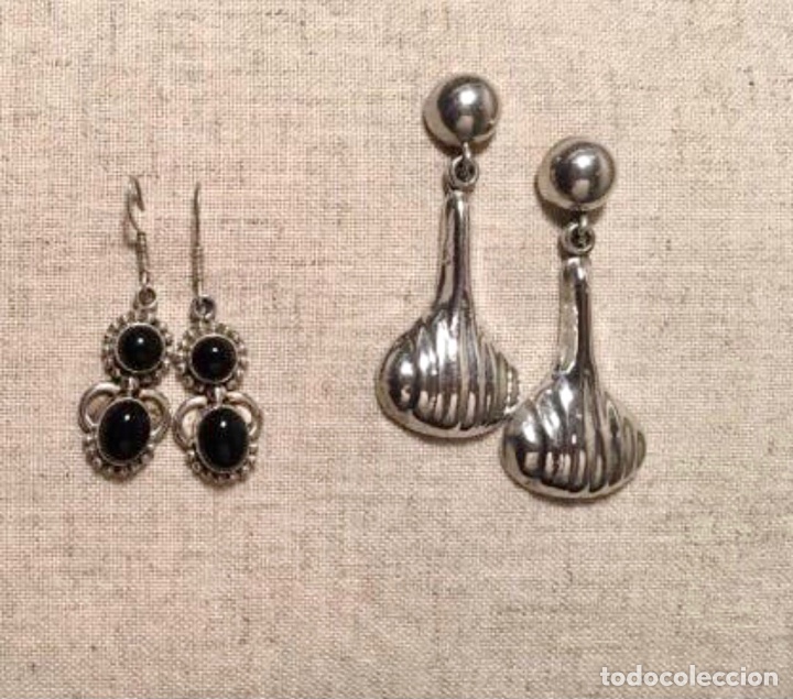 Joyeria: Lote pendientes plata 925 - Foto 1