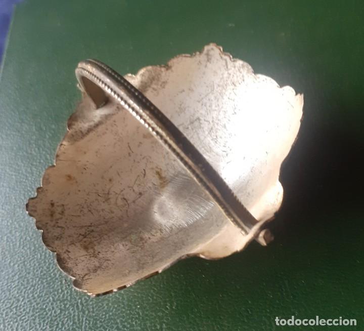 Joyeria: peque&ntilde;a cesta con ba&ntilde;o de plata - Foto 1