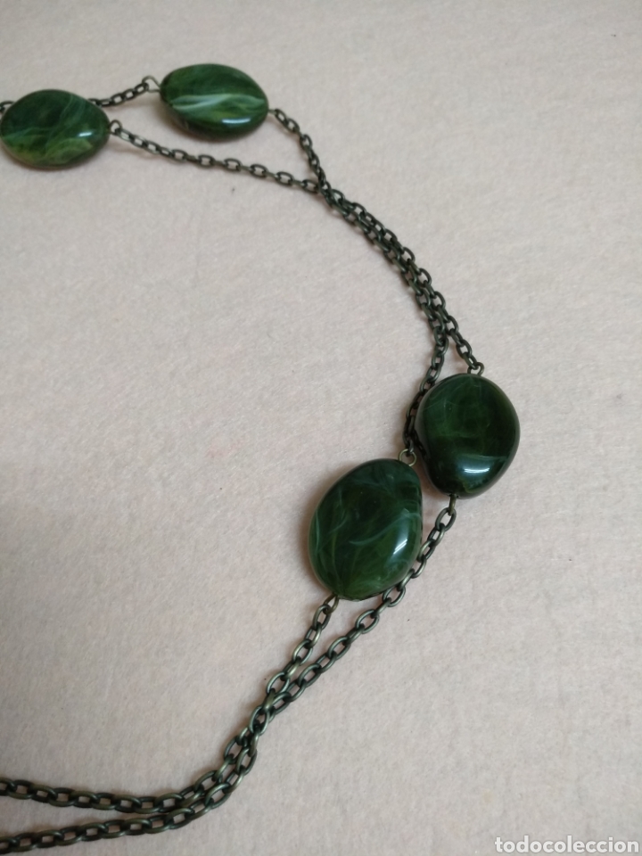 Joyeria: Colgante piedras sinteticas verdes - Foto 2