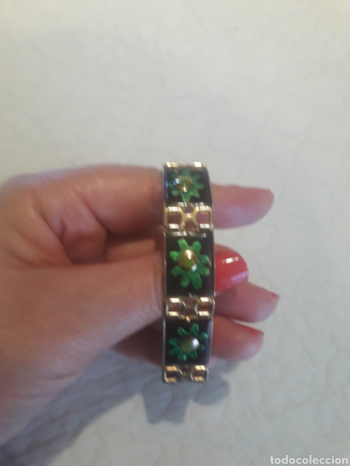Joyeria: Pulsera esmaltada chapada en oro - Foto 1