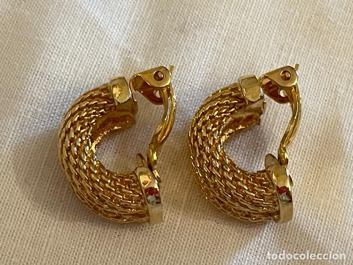 Joyeria: Elegantes pendientes dorados. - Foto 4