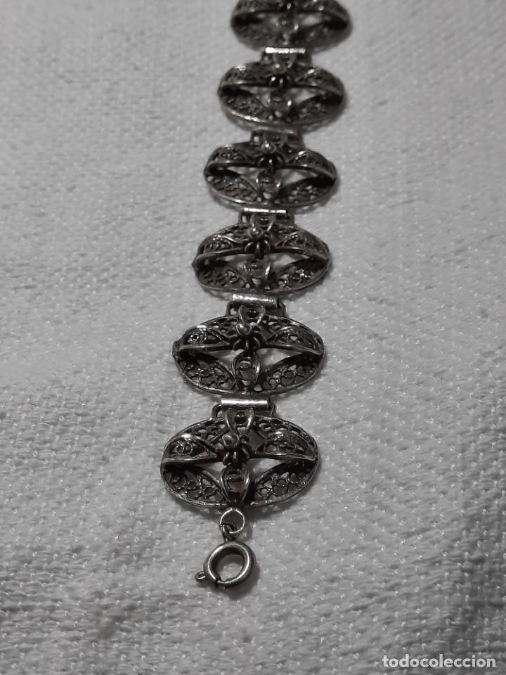 Joyeria: Antigua pulsera en plata - Foto 2