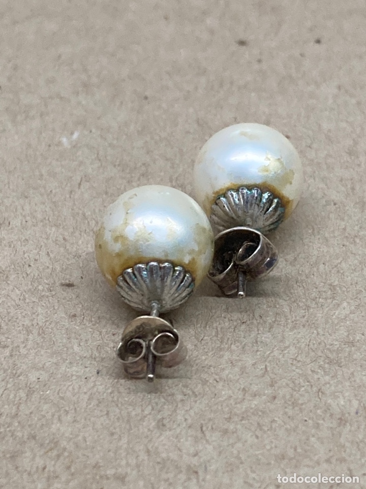 Joyeria: Pendientes de plata y perlas - Foto 2